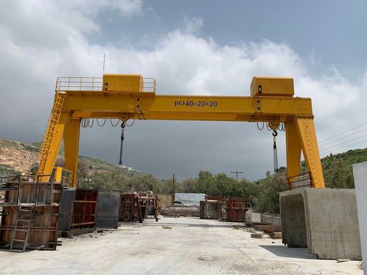 5 - 500 т Вместимость RTG Краны электрические двойные балки резиновые шины Gantry краны