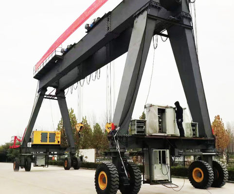 5 - 500 т Вместимость RTG Краны электрические двойные балки резиновые шины Gantry краны