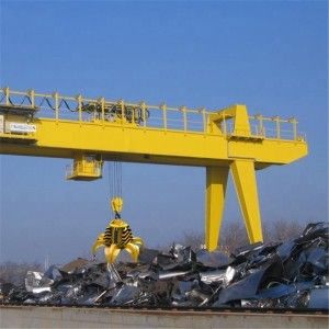 промышленный кран на козлах 20t с самосхватом