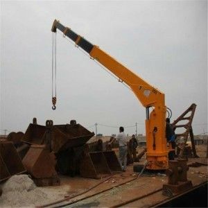 Кран 0,5 шлюпочной палуба крана гидравлического телескопичного заграждения грузового корабля морской | 20 тонн