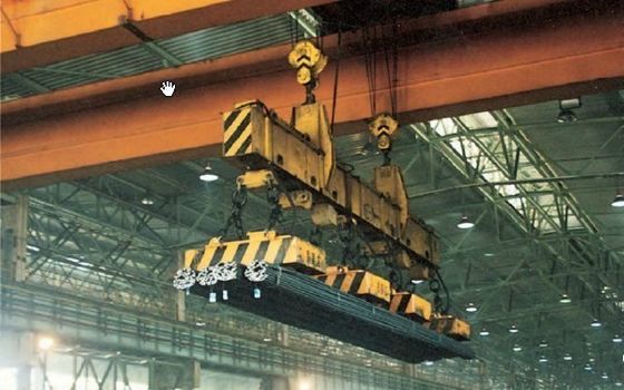 Луч смертной казни через повешение Lifter мостового крана электромагнитный 0,5 тонны - 30 тонн