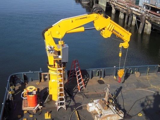 1 - электрический морской палубный судовой кран яхты крана Q235B заграждения костяшки 30T