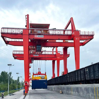 рельс контейнера RMG 40ft 30ft 20ft установил высокую эффективность крана на козлах