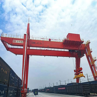 рельс контейнера RMG 40ft 30ft 20ft установил высокую эффективность крана на козлах