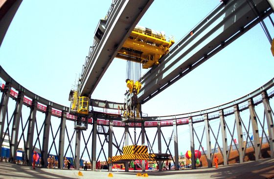 Управление ПЛК крана 115т~360т круга крана двойного прогона надземное ядерное полярное